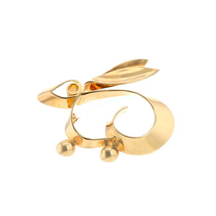 Tiffany & Co 1950's brooch in 14 carats yellow gold