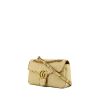Gucci  GG Marmont small model  shoulder bag  in beige canvas  and beige python - 00pp thumbnail