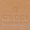 Bolso bandolera Gucci  GG Marmont modelo pequeño  en lona beige y piel de pitón beige - Detail D4 thumbnail