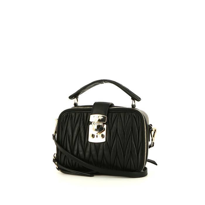 Miu Miu   shoulder bag  in black quilted leather - 00pp
