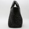Chanel  Coco Cocoon shopping bag  in black quilted canvas - Detail D5 thumbnail