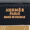 Bolso de mano Hermès  Kelly 35 cm en cuero box azul - Detail D2 thumbnail