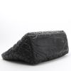Chanel  Coco Cocoon bag worn on the shoulder or carried in the hand  in black quilted canvas  and black leather - Detail D4 thumbnail