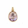 Pomellato Arabesques pendant in pink gold and amethyst - 360 thumbnail