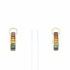 H. Stern Rainbow earrings in yellow gold and colored stones - 360 thumbnail
