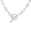 Hermès Chaine d'Ancre medium model necklace in silver - 00pp thumbnail