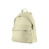 Bottega Veneta   backpack  in white intrecciato leather  and white leather - 00pp thumbnail
