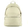 Bottega Veneta   backpack  in white intrecciato leather  and white leather - 360 thumbnail