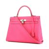 Bolso de mano Hermès  Kelly 35 cm en cuero epsom rosa - 00pp thumbnail