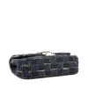 Dior  Promenade handbag  in blue and black canvas - Detail D4 thumbnail