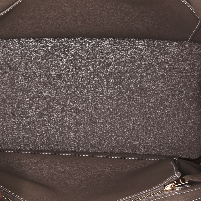 Hermès  Birkin 30 cm handbag  in etoupe togo leather - Detail D2