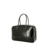 Hermès  Plume Elan handbag  in black niloticus crocodile - 00pp thumbnail