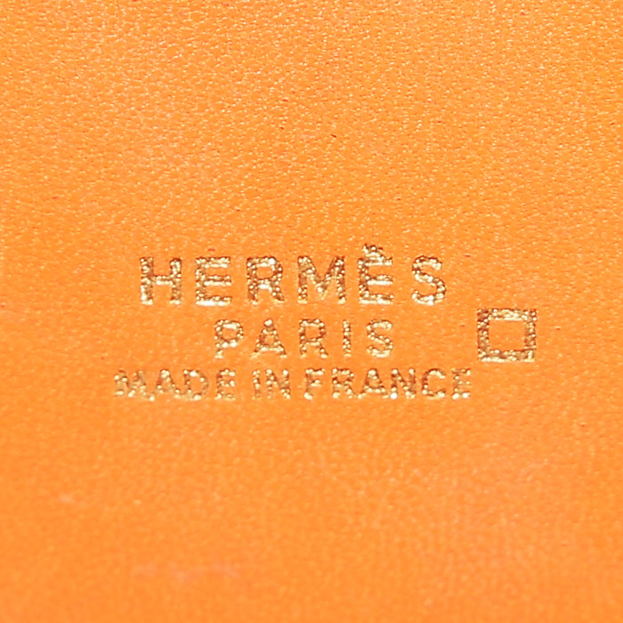 Borsa Hermès  Bolide 31 cm in alligatore arancione - Detail D4