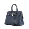 Bolso de mano Hermès  Birkin 30 cm en cuero togo azul - 00pp thumbnail