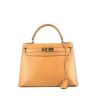 Bolso de mano Hermès  Kelly 28 cm en cuero Courchevel color oro - 360 thumbnail