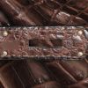 Bolso de mano Hermès  Birkin 30 cm en cocodrilo niloticus marrón - Detail D4 thumbnail