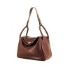 Hermès  Lindy 30 cm handbag  in burgundy leather - 00pp thumbnail