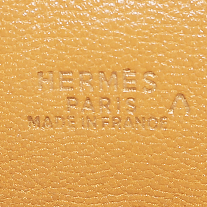 Hermès  Plume handbag  in beige porosus crocodile - Detail D4