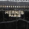Bolso de mano Hermès  Constance en cocodrilo negro - Detail D4 thumbnail