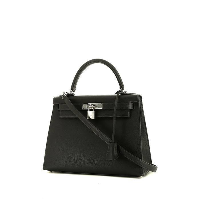 Hermès  Kelly 28 cm handbag  in black epsom leather - 00pp