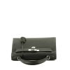 Hermès  Kelly 28 cm handbag  in black epsom leather - 360 Front thumbnail