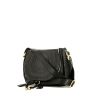Chloé  Marcie shoulder bag  in black grained leather - 00pp thumbnail