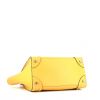 Sac à main Celine holdall Luggage en cuir jaune - Detail D4 thumbnail