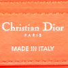 Dior  Lady Dior handbag  in orange leather cannage - Detail D4 thumbnail