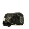 Bolso bandolera Chanel  Vintage en cuero acolchado negro - 360 thumbnail