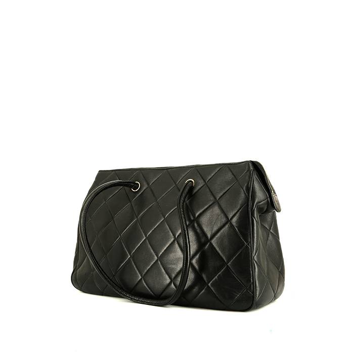 Shopping bag Chanel  Vintage in pelle trapuntata nera
