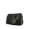Chanel  Vintage shopping bag  in black quilted leather - 00pp thumbnail