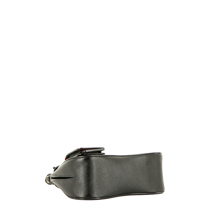 Borsa Prada  Sidonie in pelle saffiano nera - Detail D5