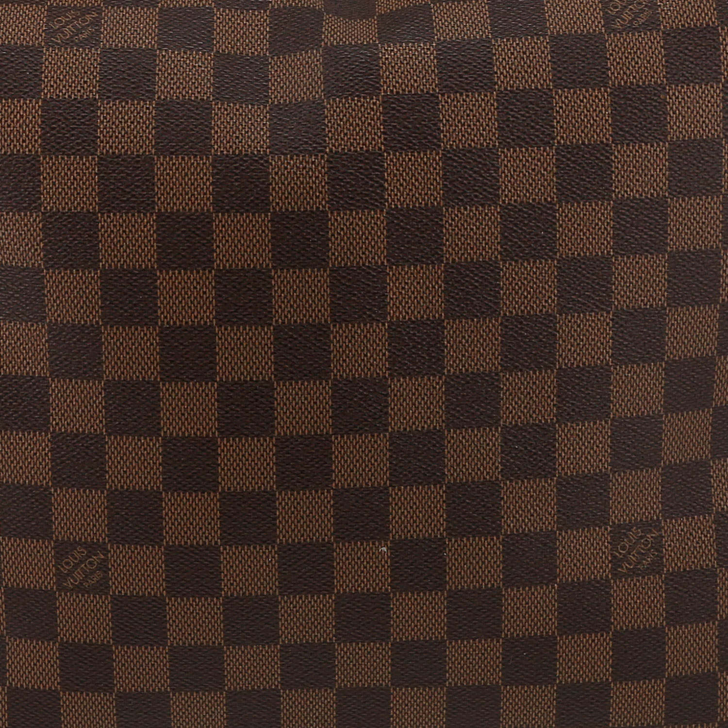 Sac à main Louis Vuitton  Portobello en toile damier ébène et cuir marron - Detail D1