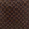 Bolso de mano Louis Vuitton  Portobello en lona a cuadros ébano y cuero marrón - Detail D1 thumbnail