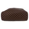 Bolso de mano Louis Vuitton  Portobello en lona a cuadros ébano y cuero marrón - Detail D4 thumbnail