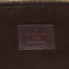 Bolso de mano Louis Vuitton  Portobello en lona a cuadros ébano y cuero marrón - Detail D9 thumbnail