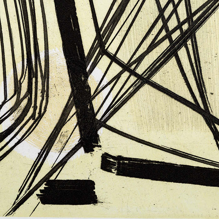 Hans Hartung (1904-1989), G7 - 1953 - Detail D1