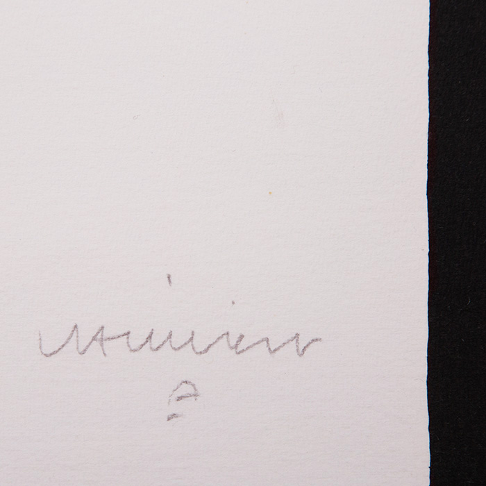 Eduardo Chillida (1924-2002), Barcelona I - 1971, Lithograph on paper - Detail D2
