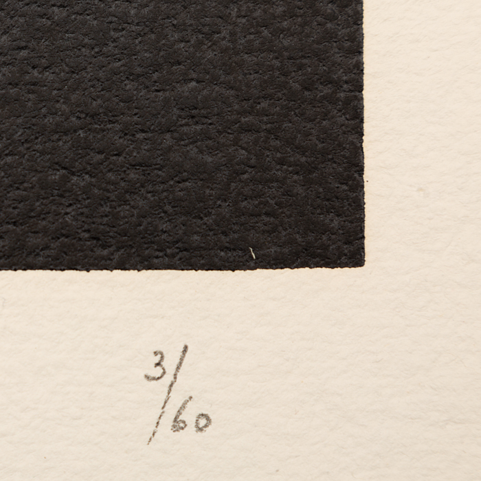 Jean Arp, "Soleil recerclé", woodcut in colors on Auvergne paper, signed and numbered, of 1966 - Detail D3