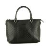 Gucci  Guccissima shoulder bag  in black leather - 360 thumbnail