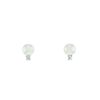 Paire de boucles d'oreilles Tiffany & Co Signature Pearls en or blanc, perles de culture et diamants - 00pp thumbnail