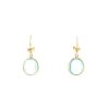 Tiffany & Co Olive Leaf earrings in yellow gold and topaz - 00pp thumbnail