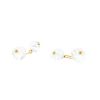 Boucheron  pair of cufflinks in yellow gold and rock crystal - 00pp thumbnail