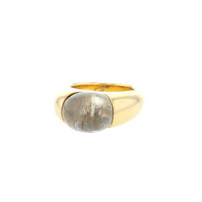 Vintage  ring in yellow gold and Baccarat crystal - 00pp