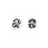 Paire de boutons de manchette Hermès  en argent - 360 thumbnail