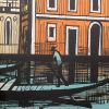 Bernard Buffet, "Le Palais Dario et Barbaro", tirée de l'album "Venise", lithographie en couleurs sur papier, signée, annotée "EA" et encadrée, de 1986 - Detail D1 thumbnail