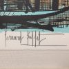 Bernard Buffet, "Le Palais Dario et Barbaro", tirée de l'album "Venise", lithographie en couleurs sur papier, signée, annotée "EA" et encadrée, de 1986 - Detail D2 thumbnail