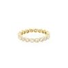 Vintage  wedding ring in yellow gold and diamonds - 00pp thumbnail