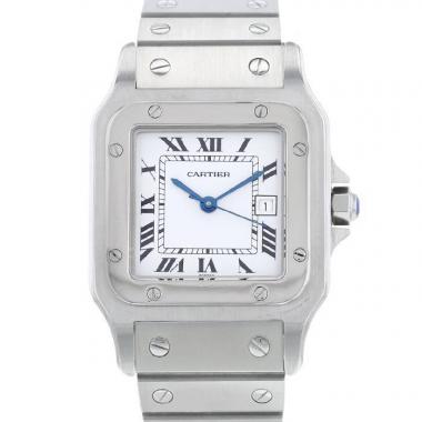Orologio Cartier Santos in acciaio Ref: Cartier - 2960  Circa 1981