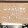 Borsa Hermes Dalvi in pelle turchese e tela beige Hermès  hermes rallye watch in stainless steel ref ra1 220 circa en cuir epsom tricolore beige Chai, mauve Sylvestre et jaune Lime - Detail D4 thumbnail